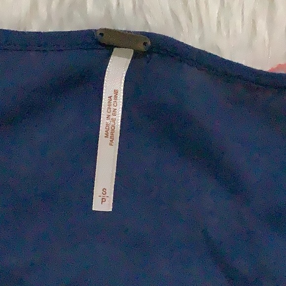 Free people boho paisley sheer summer festival ruffle dress size small - Picture 6 of 10